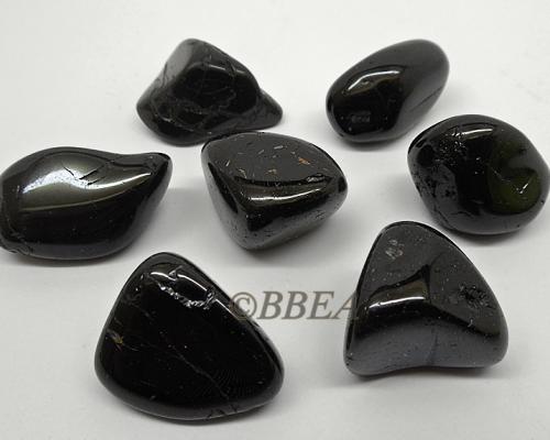 Pierres roulees obsidienne noires 4059