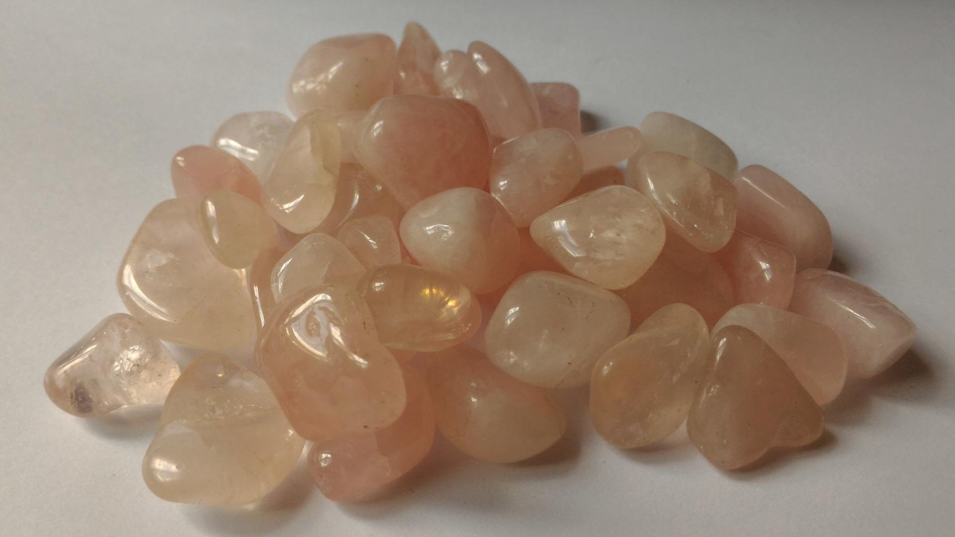 Pierres roulees quartz rose